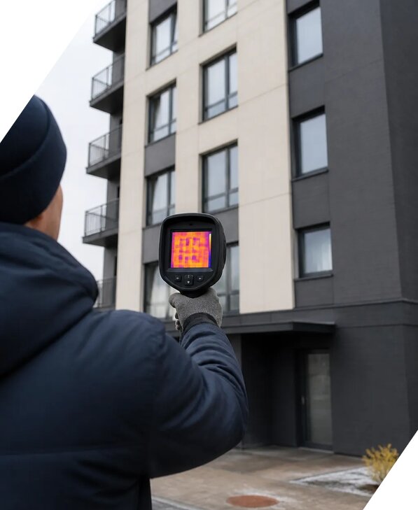 Тепловизионное обследование зданий в Кизилюрте от 5163 р. | ЭкспертизаРоссия