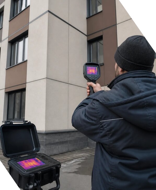 Тепловизионное обследование зданий и сооружений в Кизилюрте